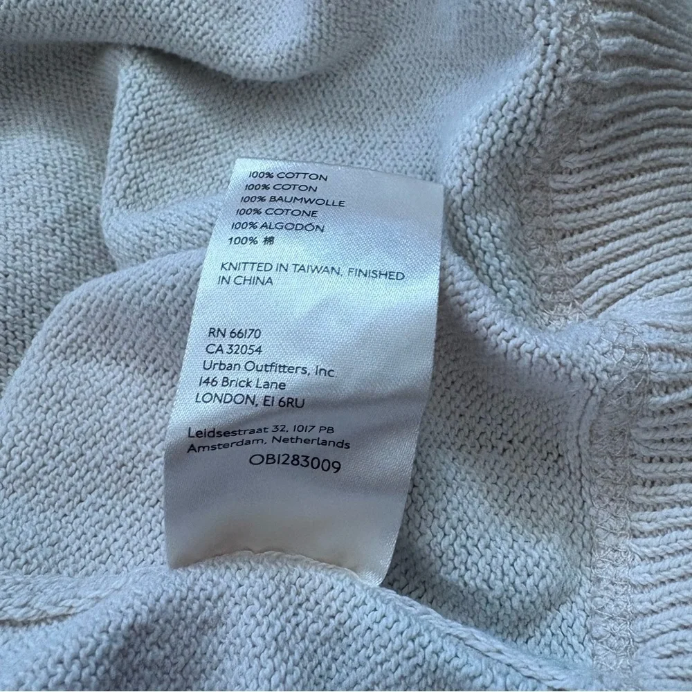 Free People Tie Die Graphic Sweater Size Small